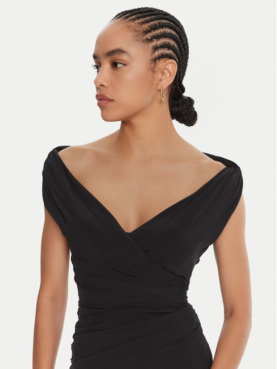 JACQUEMUS JACQUEMUS Večerní šaty Rita 25E251DR237-1767 990 Černá Regular Fit