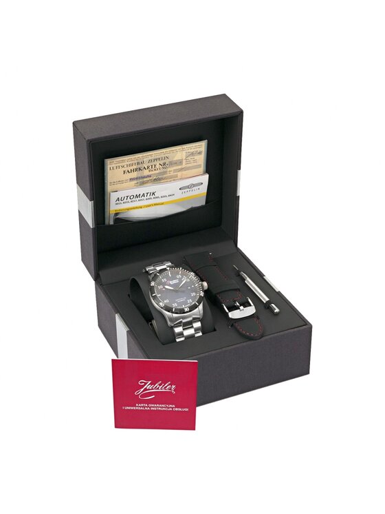 Zeppelin Zeppelin Zegarek 7268M-3_SET Granatowy
