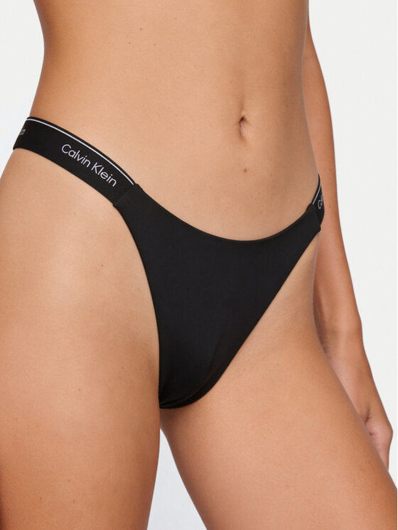 Calvin Klein Swimwear Calvin Klein Swimwear Bikini partea de jos LV00Q61206 Negru