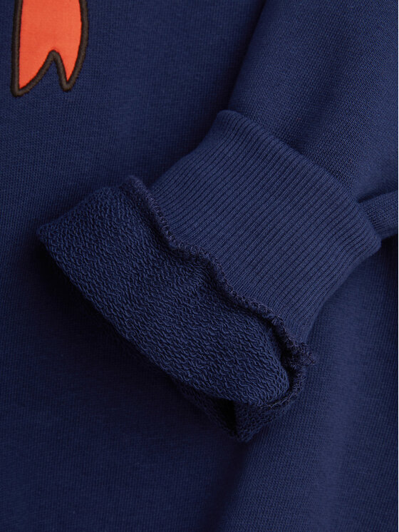 MINI RODINI MINI RODINI Felpa Bow 2512012960 Blu scuro Regular Fit