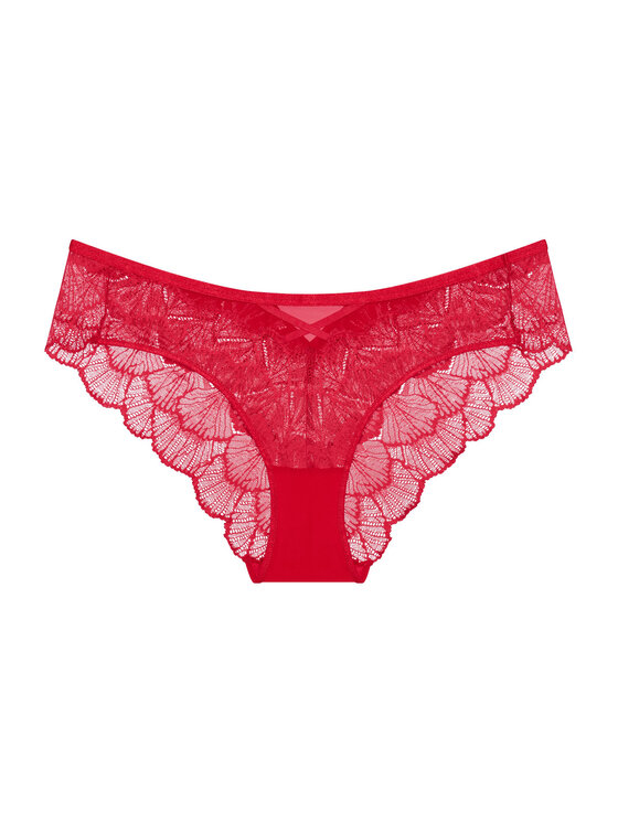 Triumph Triumph Klasične spodnje hlačke Palina Moonlight Kiss 10225626 Rdeča