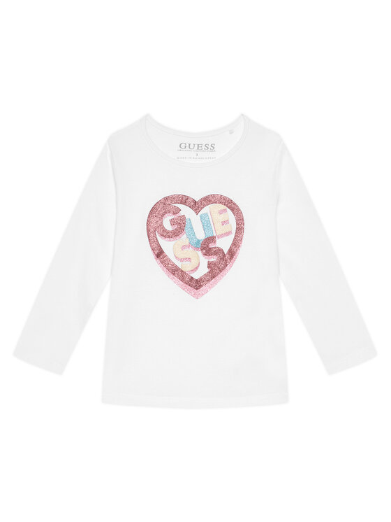 Guess Guess Блузка K5BI12 J1314 Білий Regular Fit