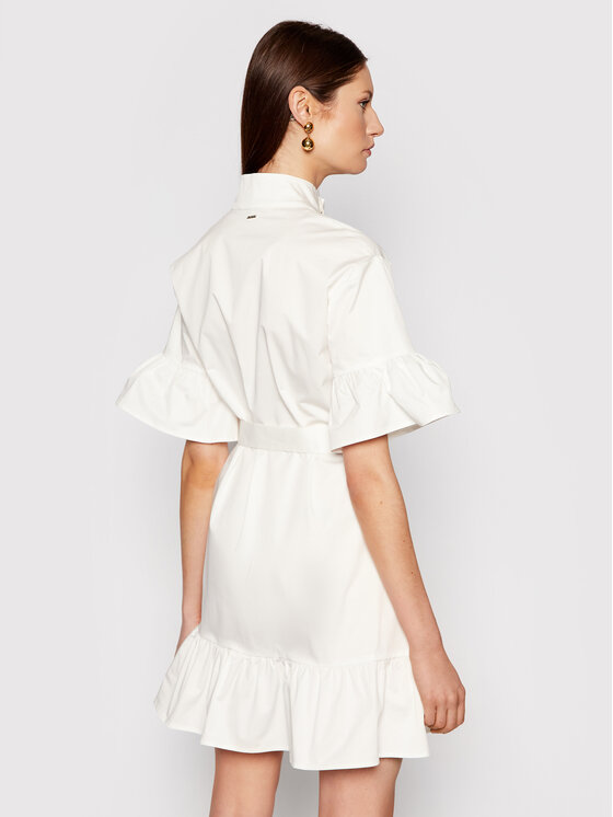Vestito chemisier PGP21334VE Bianco Regular Fit