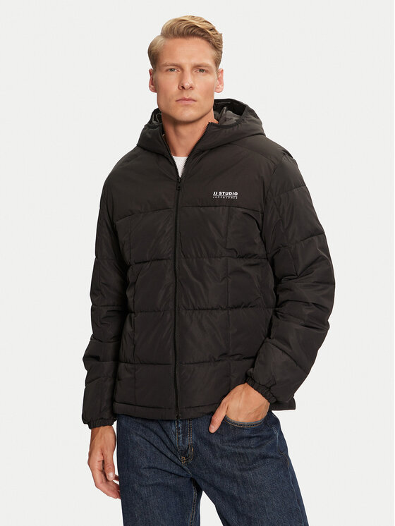 Jack&Jones Jack&Jones Geacă de iarnă Ben 12256905 Negru Regular Fit
