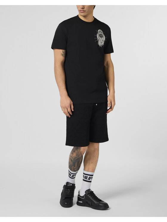 PHILIPP PLEIN PHILIPP PLEIN T-Shirt 29817 Czarny Regular Fit