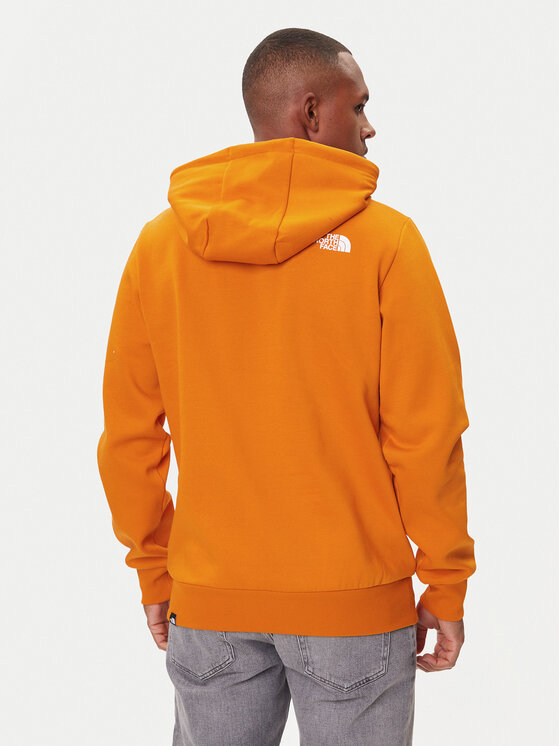 The North Face The North Face Sweatshirt Simple Dome NF0A89FC Orange Regular Fit