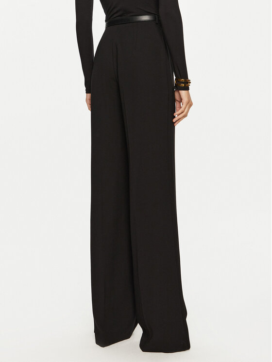 Elisabetta Franchi Elisabetta Franchi Riidest püksid PA-061-47E2-V300 Must Regular Fit