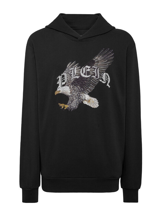 PHILIPP PLEIN PHILIPP PLEIN Mikina 14701 Černá Regular Fit