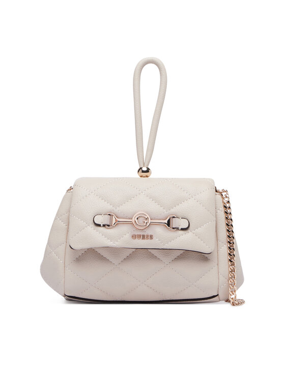 Guess Guess Geantă Frances Mini HWQG22 41780 Crem