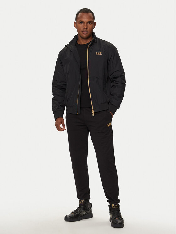EA7 Emporio Armani EA7 Emporio Armani Kurtka bomber 8NPB20 PNFZZ 0208 Czarny Regular Fit