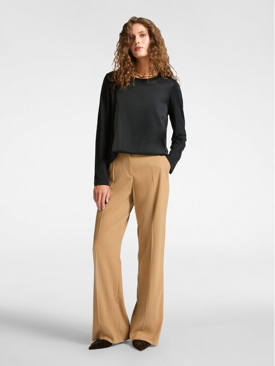 Elena Mirò Elena Mirò Camicia G126Z400493N033 Nero Regular Fit