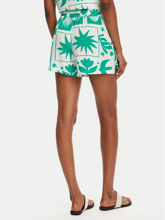 Banana Moon Banana Moon Шорти з тканини William Shellpa MHW67 Зелений Regular Fit