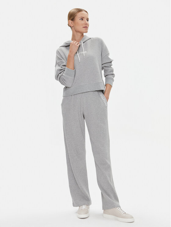 Tommy Hilfiger Tommy Hilfiger Jogginghose UW0UW04946 Grau Relaxed Fit