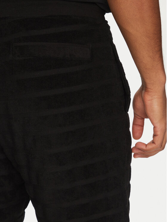 HUGO HUGO Sportshorts Dutowel 50535289 Schwarz Relaxed Fit