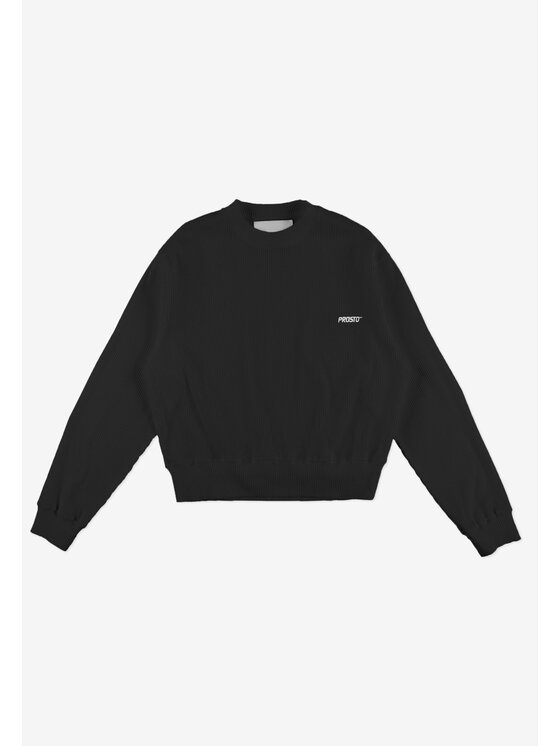 PROSTO. PROSTO. Bluza Ribbed Czarny Oversize