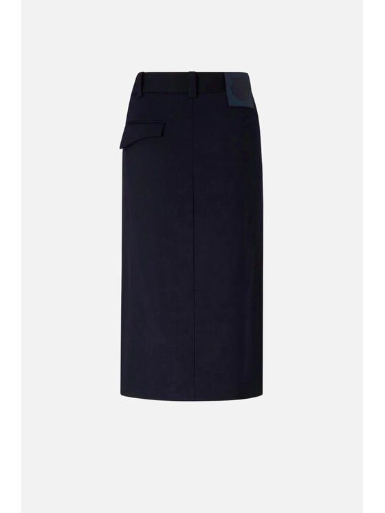 PINKO PINKO Spódnica midi Marzemino Gonna Granatowy Straight Fit