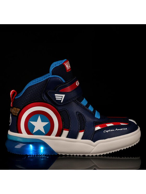 Geox Geox Sneakersy MARVEL J Grayjay Boy J369YC 0FU50 C0735 S Granatowy