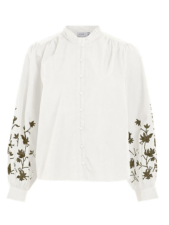 Vila Vila Сорочка 14090057 Білий Regular Fit