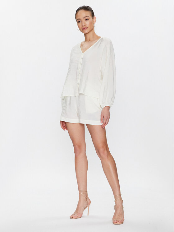 Rage Age Rage Age Шорти от плат Tulum Екрю Regular Fit