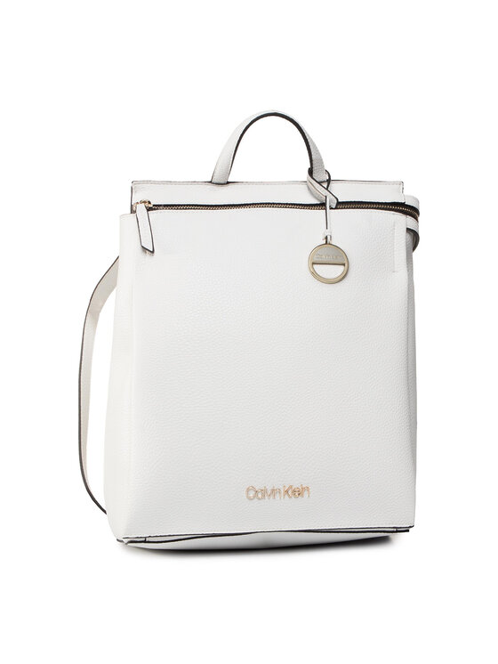 Calvin Klein Sac dos Sided Backpack K60K606348 Blanc Modivo.fr