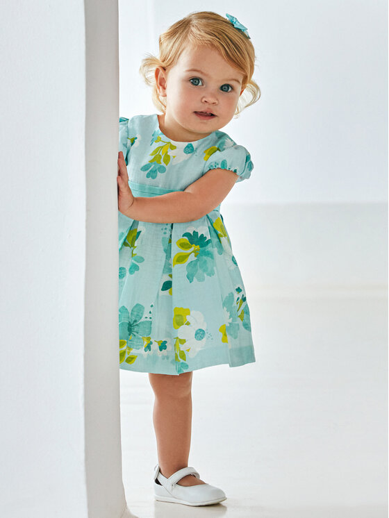 Mayoral Mayoral Sommerkleid 1909 Blau Regular Fit