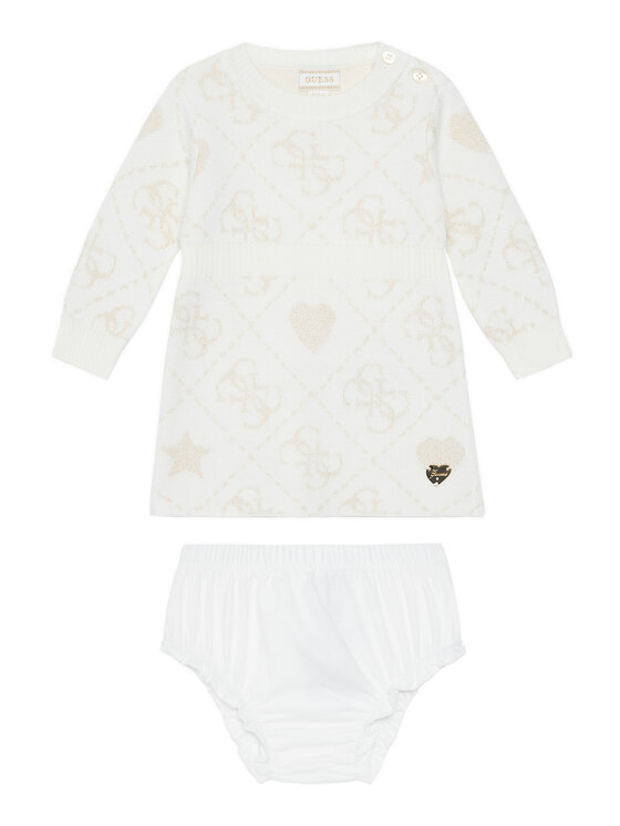 Guess Guess Trikotažinė suknelė A5BK02 Z39N0 Smėlio Regular Fit