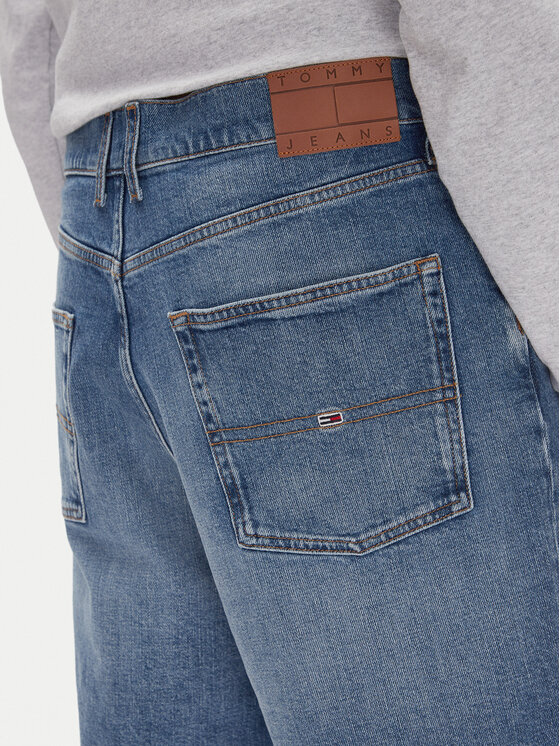 Tommy Jeans Tommy Jeans Дънкови шорти Isaac DM0DM20952 Син Relaxed Fit