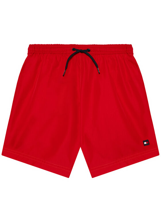 Tommy Hilfiger Pantaloni scurți pentru înot Medium Drawstring UB0UB00352 Roșu Regular Fit