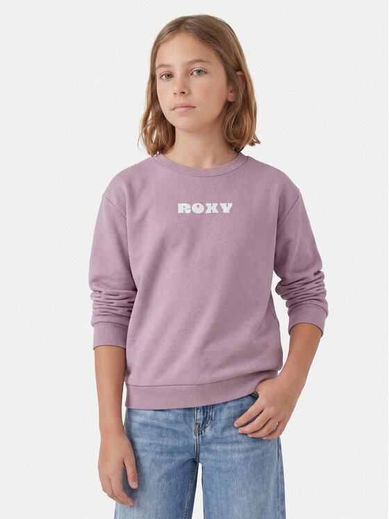 Roxy Roxy Felpa Surf Feeling Brushed ERGFT04026 Viola Relaxed Fit
