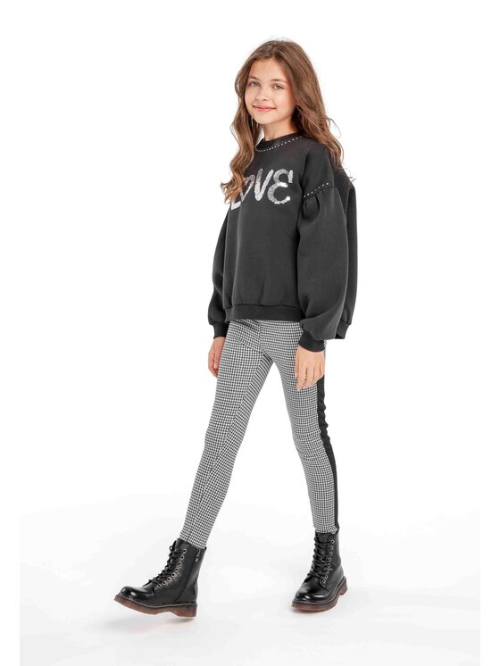 MINOTI MINOTI Legginsy rockstar 6 Czarny