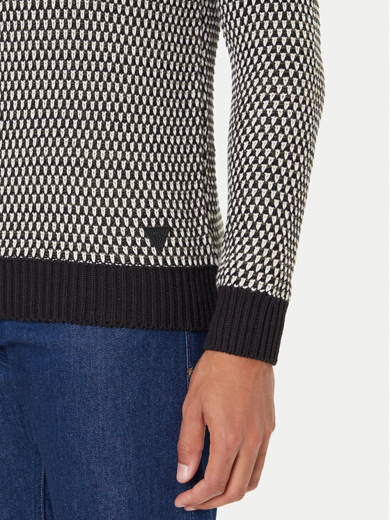 Guess Guess Pulover M5BR23 Z0491 Gri Regular Fit