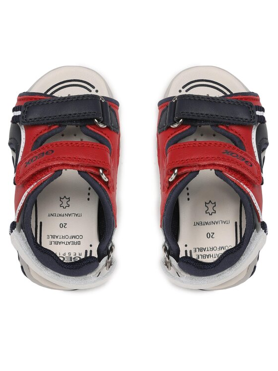 Geox Geox Sandały B Sandal Flaffee Boy B3559A 08515 C7217 M Czerwony