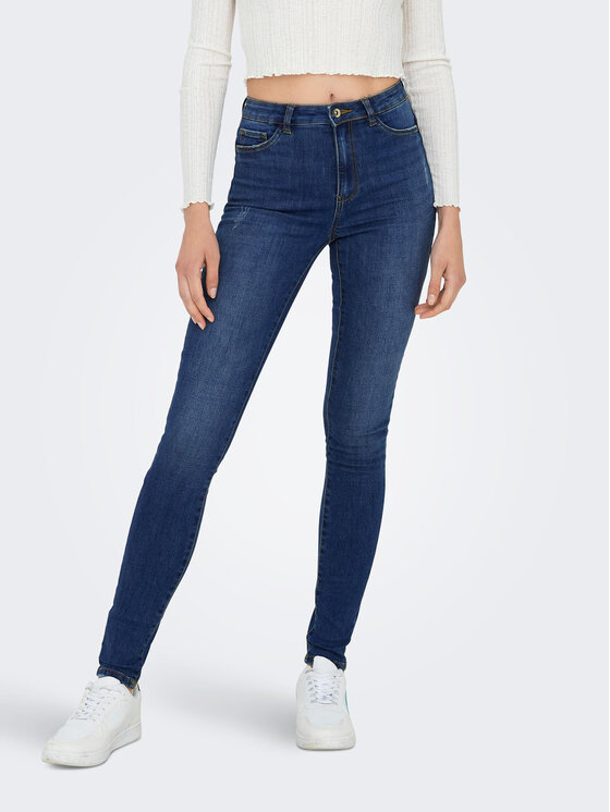 ONLY ONLY Jeansy 15292693 Modrá Skinny Fit