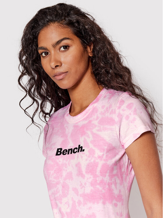 Bench Bench T-Shirt Stellah 120640 Różowy Regular Fit