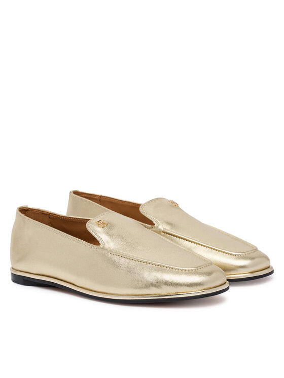 Tommy Hilfiger Tommy Hilfiger Lords kingad Gold Loafer FW0FW08958 Kuldne