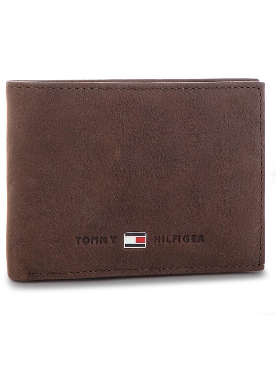 Tommy Hilfiger Tommy Hilfiger Πορτοφόλι Johnson Mini CC Flap AM0AM00662 Καφέ