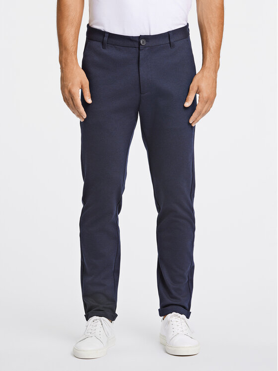 Lindbergh Lindbergh Chinos 30-01007A Sötétkék Slim Fit