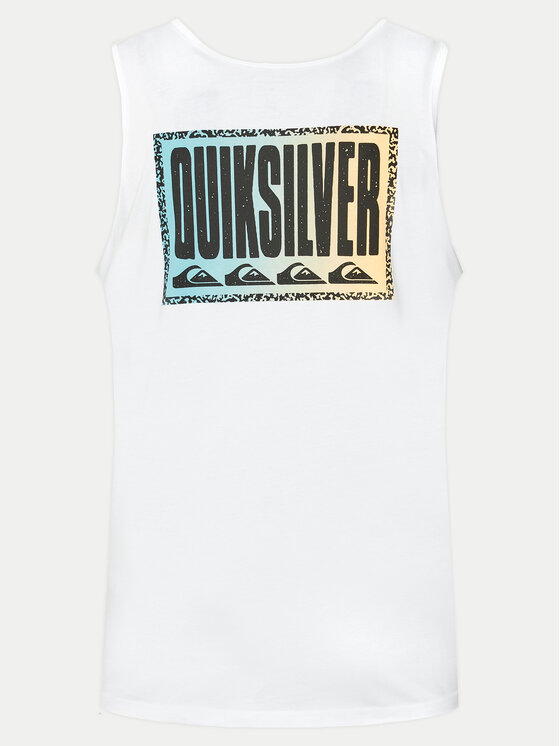 Quiksilver Quiksilver Tank top marškinėliai Long Fade EQYZT07663 Balta Regular Fit
