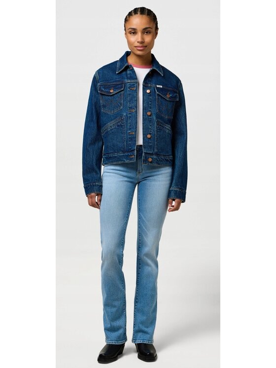 Wrangler Wrangler Jeansy Bootcut 625 Niebieski Bootcut Fit