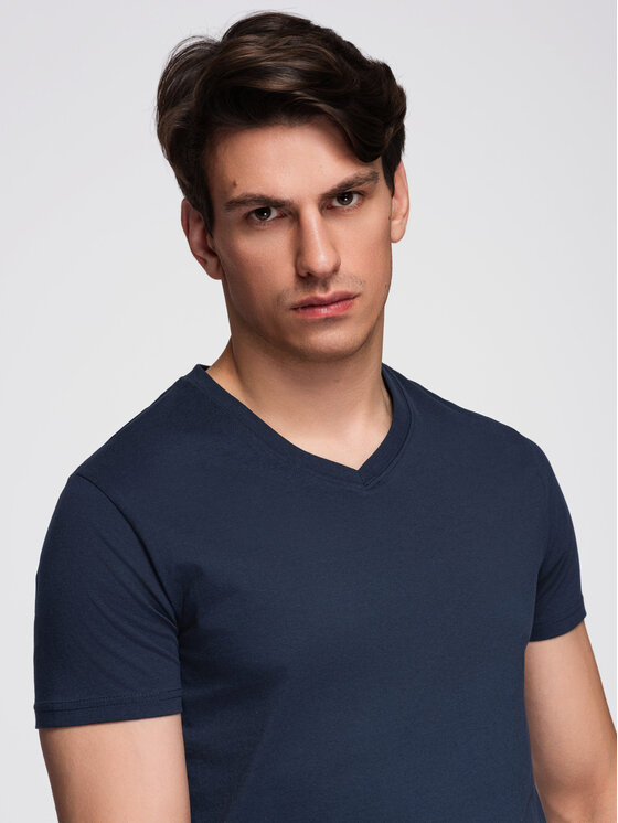Ombre Ombre Komplet t-shirtów OM-TSBS-0281 Kolorowy Regular Fit