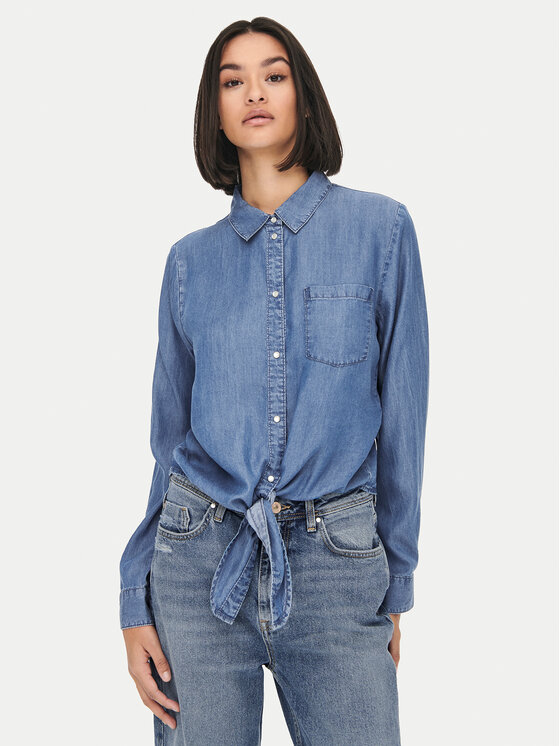 JDY JDY Košeľa Jasper 15252957 Modrá Regular Fit