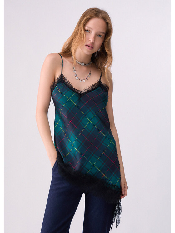 Liu Jo Liu Jo Top UF6223T5958L9589 Verde Regular Fit
