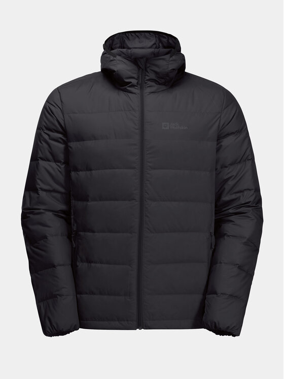 Jack Wolfskin Jack Wolfskin Vatovaná bunda Ather Down Hoody 1207671 Čierna Regular Fit