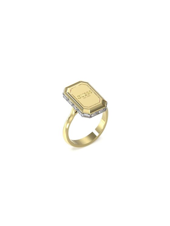 Guess Guess Pierścionek JUBR04259JW-YG-56 Złoty