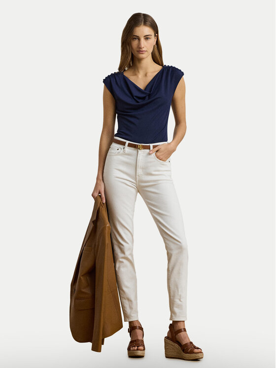 LAUREN RALPH LAUREN LAUREN RALPH LAUREN Blúz 200889317001 Sötétkék Relaxed Fit