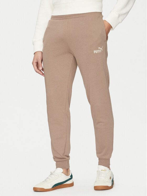 Puma Puma Спортивні штани Ess No. 1 Logo 682609 Коричневий Regular Fit
