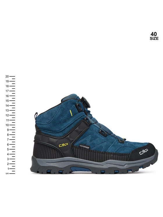 CMP CMP Trekkingi Kids Kiruna Mid Fitgo Fleece Wp 3Q57894J Niebieski