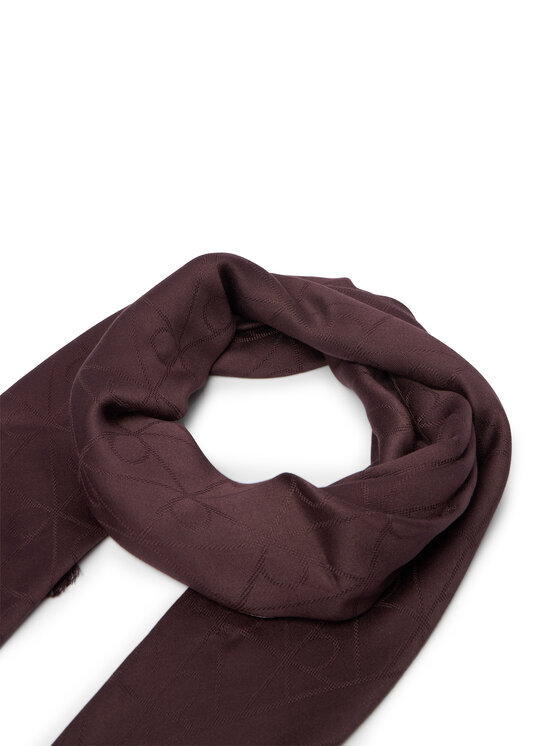 Calvin Klein Calvin Klein Foulard Emblem Aop Tonal LV04D8063G Bordeaux