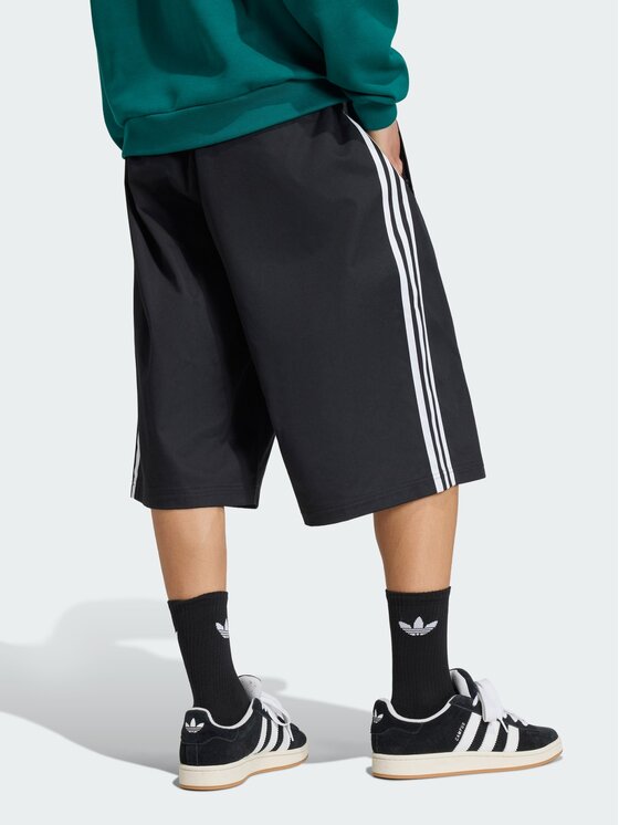 adidas adidas Шорти з тканини 169001 Чорний Oversize