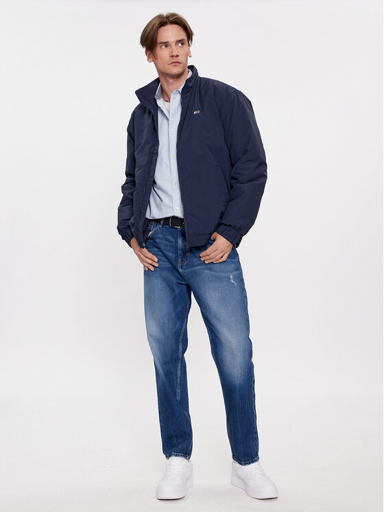 Tommy Jeans Tommy Jeans Μπόμπερ μπουφάν Essential DM0DM17238 Σκούρο μπλε Relaxed Fit